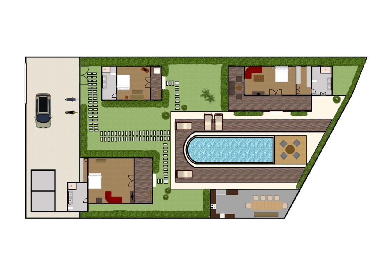 Villa Lina Canggu Esterno foto